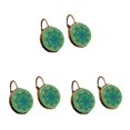 thumbnail image 2 of Qarigey Pendientes únicos Anillos Materiales excelentes para una experiencia libre de alérgicos Pendientes de la nación india Bronce Type1 NO1, 2 of 6