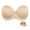 Beige, variant on Exerin Women's Strapless Bras Full Coverage Underwire Multiway Convertible Plus Size Bra(40DD,Pecan)