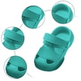 thumbnail image 5 of Boys Girls Toddler Cloud Wide Slides Soft Comfy Summer Shower Slippers Non-Slip Lightweight Beach Pool Sandals Quick Dry Indoor Outdoor Slip-On Shoes Gibobby,5,Yellow, 5 of 5