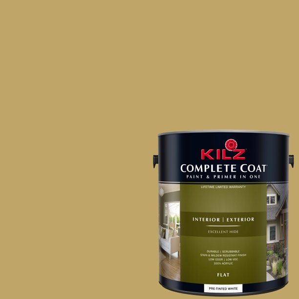 Ripe Olives, KILZ Complete Coat Interior/Exterior Paint & Primer in One, LE27002