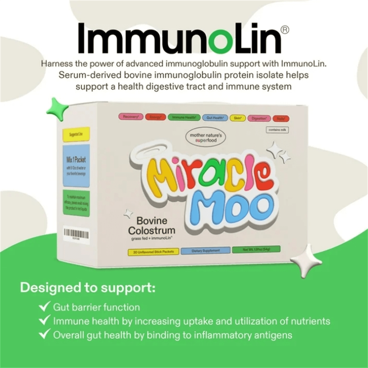 3 Pack Miracle Moo Colostrum
