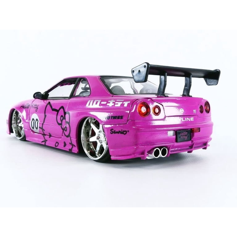 Jada Toys 1:24 Nissan Skyline GT-R R34 Die-cast Car with Hello