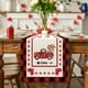thumbnail image 1 of Camino de mesa para San Valentín, mantel supersuave para catering, bodas, cocinas, fiestas, vacaciones, picnics, decoración del hogar, 13 x 72 pulgadas de largo, romántico, con textura artística de co, 1 of 6