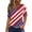 Multicolor-4, variant on VerPetridure American Flag Shirts for Women 4th of July Tops USA Print T Shirt Casual Short Sleeve American Proud T-Shirt Tops
