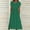 Green, variant on Summer Dresses for Women 2026 Casual Midi Boho T Shirt Dress Polka Dot Print Ladies Sundress Aline Long Beach Vacation Clothes Black S