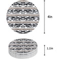 thumbnail image 1 of RYLABLUE Grey Camouflage Watercolor Gradient Texture Set of 6 Round Coaster for Drinks, Absorbent Ceramic Stone Coasters Cup Mat with Cork Base for Home Kitchen Room Coffee Table Bar Decor, 1 of 5
