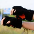 thumbnail image 5 of Chicmine 1 Pair Women's Gloves Plush Cat Paw Claw Cozy Cute Warm Comfortable Non-Slip Gloves Office Riding Accessories, 5 of 11