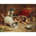 thumbnail image 3 of Carl Reichert 14x12 Black Modern Framed Museum Art Print Titled - In the Pantry (1884), 3 of 5