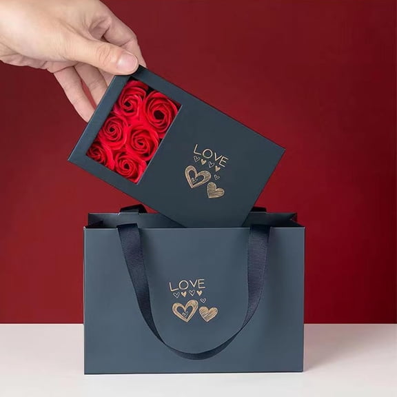 Valentine's Day, Christmas, Thanksgiving, birthday, rose ring jewelry gift box, eternal rose necklace bracelet box, gift box for women, mom, wife, girlfriend (excluding jewelry).