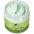 thumbnail image 3 of Tea Tree Clay Face Mask by Oreola Naturals, 120g, Exfoliating & Deep Cleansing, Hydrating, For All Skin Types., 3 of 5