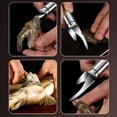 thumbnail image 6 of 1 Pc Shrimp Deveiner Tool Stainless Steel Shrimp Deveining Tool Efficient Shrimp Peeler and Deveiner Tool Portable Shrimp Cleaner Shrimp Knife for Easy Shrimp Deveining Shrimp Cleaning Tool, 6 of 8