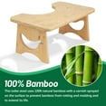thumbnail image 6 of ZZBIQS Toilet Stool for Adults,Foldable Step Stool for Bathroom,Bamboo,7inch, 6 of 7