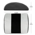 thumbnail image 2 of HealthMate Heated Massage Lumbar Cushion - Gray, 2 of 5