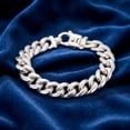thumbnail image 5 of Pompeii Men's Cuban 14k Gold (84gram) or Platinum (159gram) 14mm Link Bracelet 8.5" (,), 5 of 6