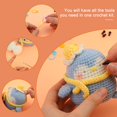 thumbnail image 3 of YOPTOP Beginners Crochet Kit  3 Pack Cute Small Animals Kit for Beginers and Experts  All in One Crochet Knitting Kit  Step-by-Step Instructions Video  Crochet Starter Kit for Beginner DIY, 3 of 7