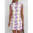 thumbnail image 5 of PRETTYGARDEN Sundresses for Women Summer Elegant Floral A Line Short Party Dress Beach Vacation Clothes, 5 of 9