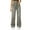 Gray, variant on Straight Leg Jeans for Women Stretch Wide Leg High-Waisted Denim Trouser Versatile Long Jeans Gray M