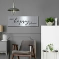 thumbnail image 5 of Luxe Metal Art 'Our Happy Place' by lettered & lines, Metal Wall Art, 36"x12", 5 of 9