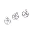 thumbnail image 3 of Colgantes de yoga encantos Comercio por Mayor 30 Unids Charm Hollow Cut Pendientes de Joyería Hallazgos DIY Craft, 3 of 9