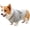 Gray, variant on Dog Bathrobe, Microfiber Fast Drying Absorbent Hooded Bath Towel for Puppy Small Medium Large Dog Cat (XL, White)