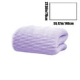 thumbnail image 3 of Yhmxh Cotton Soft Bath Towels, 28" x 56" Quick Drying Microfiber Striped Velvet Towel for Bath Fitness, High Absorbent Bath Towels for Bathroom, Sports, Yoga, Travel (Purple), 3 of 6