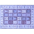 thumbnail image 1 of Ahgly Company Indoor Rectangle Persian Blue Traditional Area Rugs, 4' x 6', 1 of 4