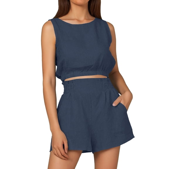MuXiKeJi Clothes Womens 2 Piece Sweater Short Sets 2026 Summer Vacation Outfits Short Sleeve Knit Collared Tops Matching Lounge Set