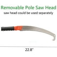 YeYeBest Extendable HandHeld Saw Trimmer 10FT Stainless Steel Pole