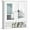 White, variant on GLACER Bathroom Medicine Cabinet, Hanging Storage Cabinet with Double Mirror Doors, Perfect for Bathroom, Living Room, Corridor, Cloakroom, 22 x 5 x 23 inches (White)