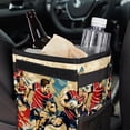 thumbnail image 6 of Football Foldable Car Garbage Can with Lid, Leak-Proof, and Hanging Storage Bag - Trash Can for Car, Car Trash Bin, Mini Trash Can, 6 of 6