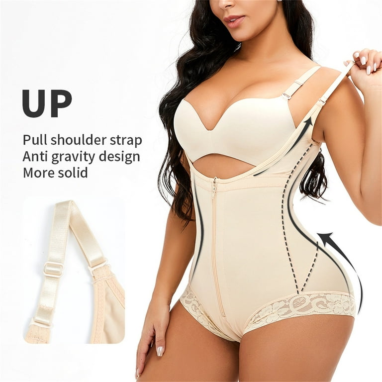 Full Body Shapewear Women's Binders and Corset Slimming Bodysuit Casual Tops  Tummy Control Waist Trainer Body Overbust US