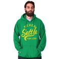 thumbnail image 5 of Never Settle Less Sports Encourage Hoodie Sweatshirt Women Men Brisco Brands S, 5 of 6