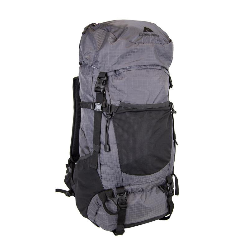 Ozark Trail 50 ltr, Backpacking Backpack, Gray