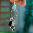 thumbnail image 3 of Barber Keychain Hair Stylist Keychain Hairdressing Key Holder Bag Backpack Pendant, 3 of 5