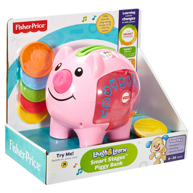 Fisher-Price Laugh & Learn Count and Learn Piggy Bank