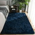 thumbnail image 4 of Softlife Super Soft Rug For Living Room Fluffy Rugs For Dorm Room Cute Plush carpet For Bedroom,6' x 9',Dark Blue, 4 of 6
