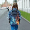thumbnail image 6 of ALAZA Artistic Wild Wolfs Animal Backpack Elementary School Bag Bookbag Travel Rucksack, 6 of 7