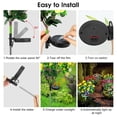 thumbnail image 2 of Outdoor Waterproof Courtyard Decoration Of Solar Azalea Ground Plug Lamp, 2 of 7