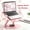 Pink, variant on JEEJIA Laptop Stand Pink, Adjustable 360° Smooth Rotation, Open Heat Dissipation, up to 22 lbs, Ergonomic for Healthier Workdays