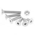 thumbnail image 4 of 180pcs Vis à Tête Plate M4 304 Acier Inoxydable Vis à Tête Plate Écrous Assortiment Kit avec Boîte, Écrou, 4 of 8