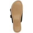 thumbnail image 6 of Journee Womens Cosette Double Strap and Buckle Slip On Flat Sandals, 6 of 10