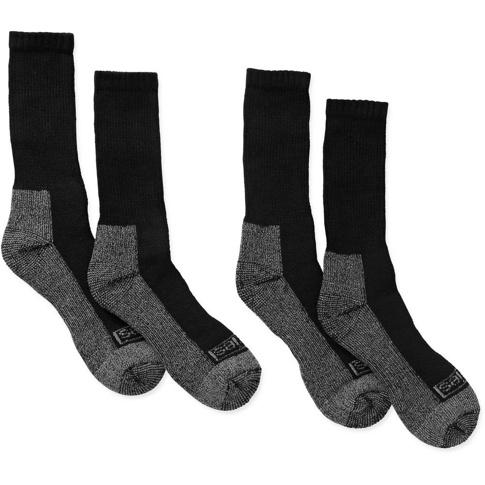 Genuine Dickies Men's Steel Toe Crew Socks, 2Pack