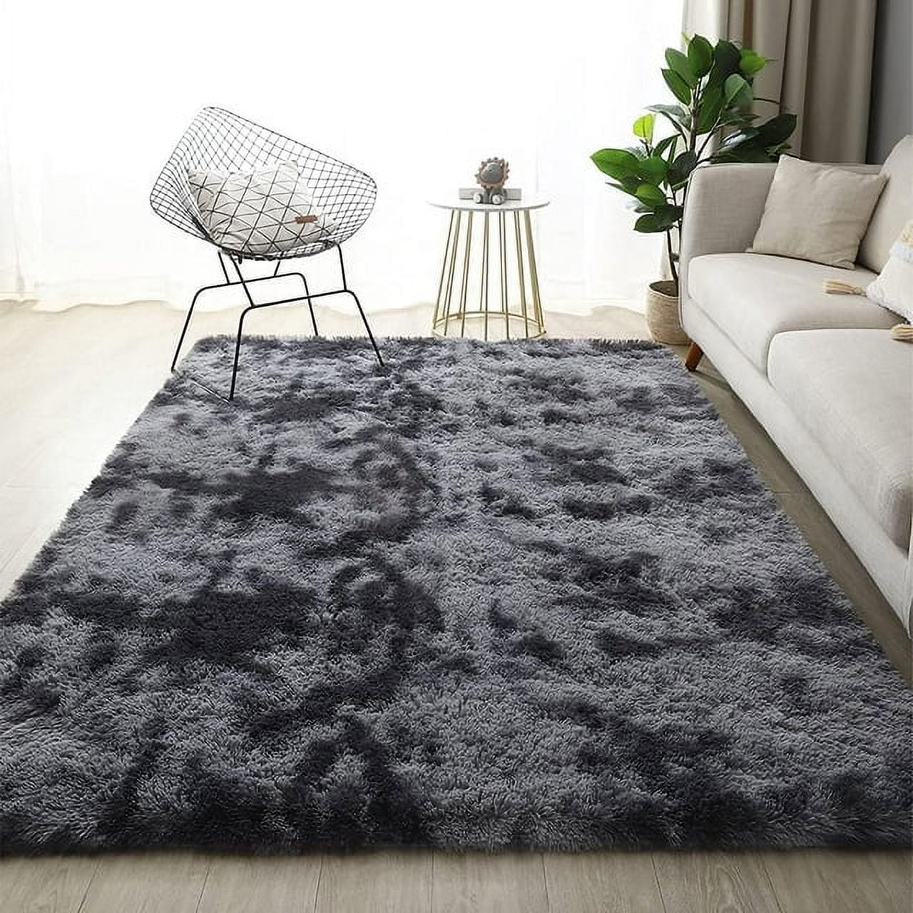 Ophanie Small Black Throw Rugs for Bedroom, 2x3 Mini Area Rug, Affordable  Non Slip Fluffy Carpet, Fuzzy Soft Living Room Rugs, Home Decor Aesthetic