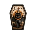thumbnail image 2 of Dalxymotic Halloween Picture Frame, Wooden Frame Wall Art Decoration, Spooky Seasonal Art Decoration, Fall Decor, Halloween Decorations Indoor Outdoor for Wall, Home, Mantel, Shelf, 2 of 5