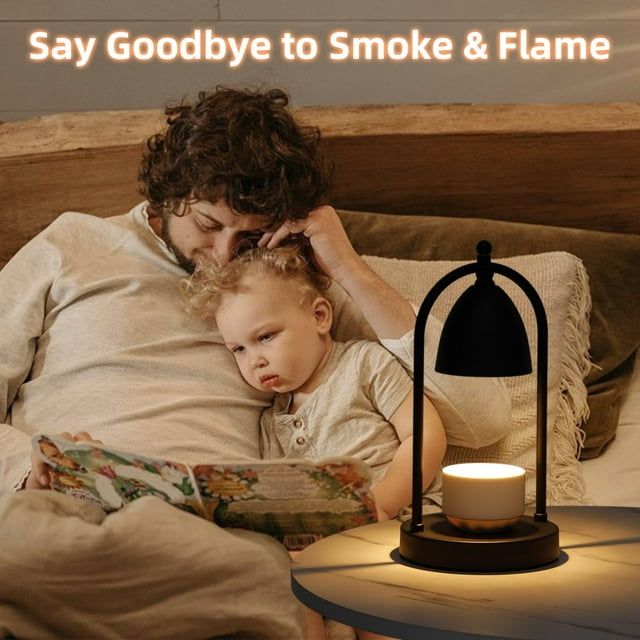 Furnishing articles,Lamp Compatible Wax Melter Decor With Candle Lamp/compatible With Various Candles Decor Jar Candles Candle Jar Lovers/dimmable Candle Various Candles/candle With 2 Candle Warmer