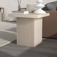 thumbnail image 2 of Evelyn&Zoe Modern/Contemporary 22" Wide Alder White Side Table, 2 of 5