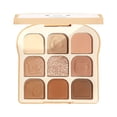 thumbnail image 2 of Beautiful Makeup Sunny Soft Eye Shadow Dish Powder Blusher One Nine Color Eye Shadow Earth Color, Makeup Eye Shadow, 2 of 8