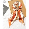 thumbnail image 5 of Head Scarf Hair Neck Scarves For Women Purse Bag Scarfs For Handbags Silky Long Thin Satin Headscarf Fashion, 5 of 10