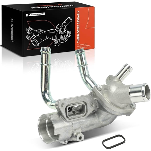 A-Premium Thermostat Housing Compatible with Buick LaCrosse 10-16 Regal Chevy Cobalt Equinox HHR Impala Malibu GMC Terrain Pontiac G5 G6 2.2L 2.4L Upper Fits select: 2010-2017 CHEVROLET EQUINOX LT
