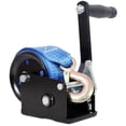 thumbnail image 6 of CQSXDA 800LBS Hand Winch with 19.6ft Steel Cable, Two-Way Ratchet & Galvanized Shell for Trailer, Boat, ATV, 6 of 15